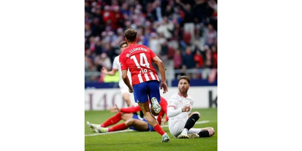 El número de la suerte 14 de Llorente hace brillar la luz del Atlético de Madrid